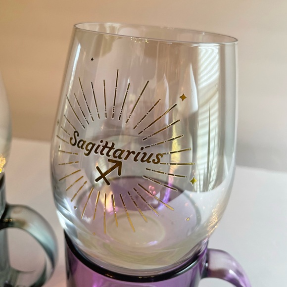 Libra - Sagittarius zodiac glass set - Picture 6 of 9